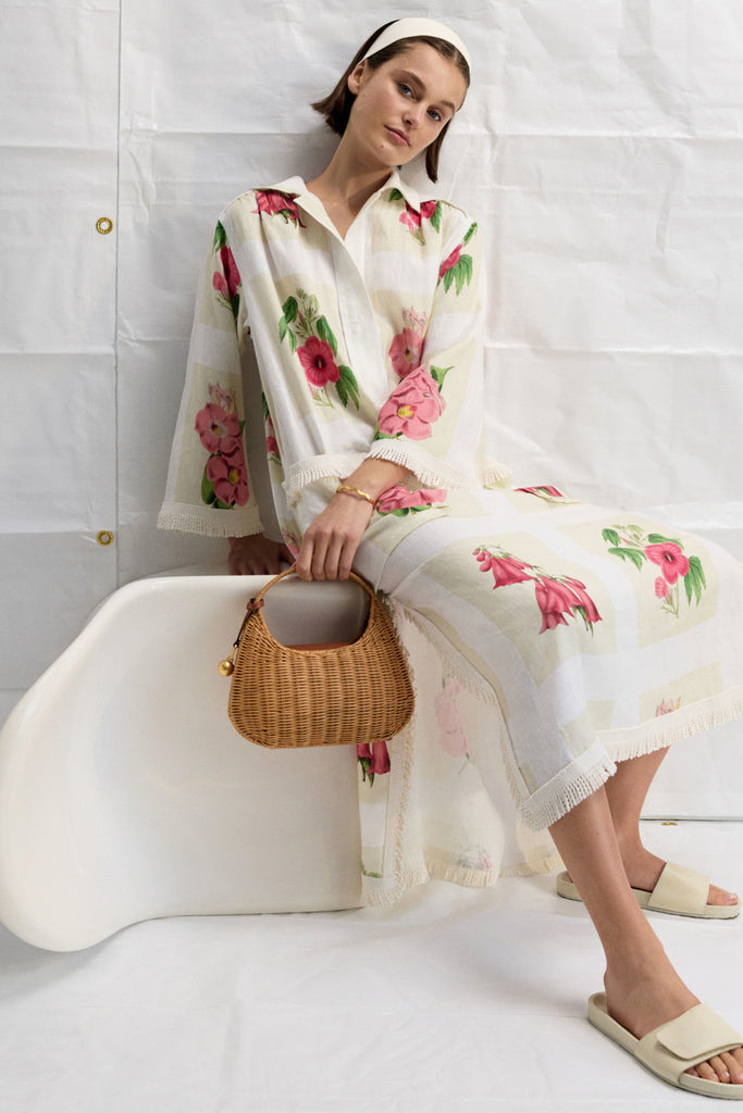 Verandah Floral Long Tunic Dress