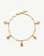 Lena Charm Bracelet Rhodachrosite