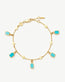 Lena Charm Bracelet Turqoise