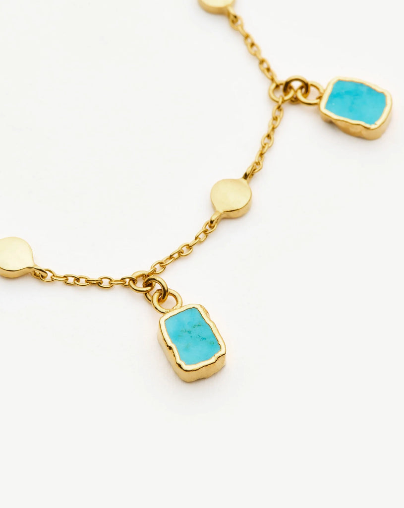 Lena Charm Bracelet Turqoise