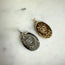 Love Pendant Oval Medallion with diamond White Gold