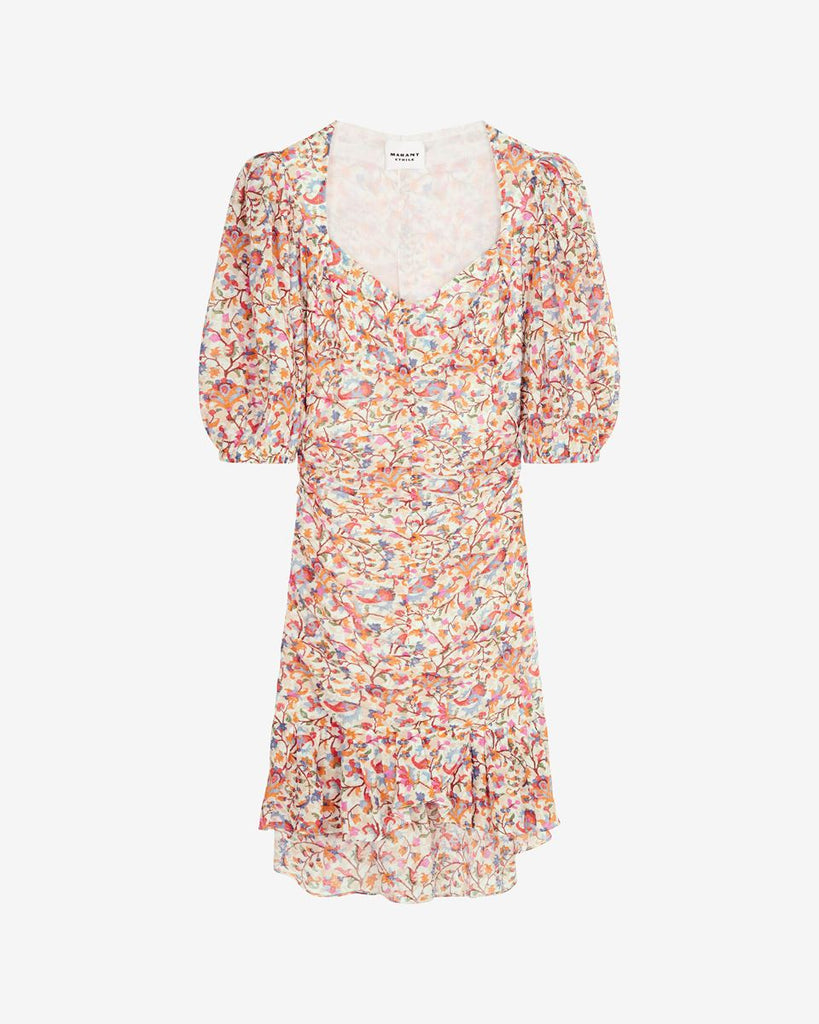 Lunesa Dress Ecru Orange