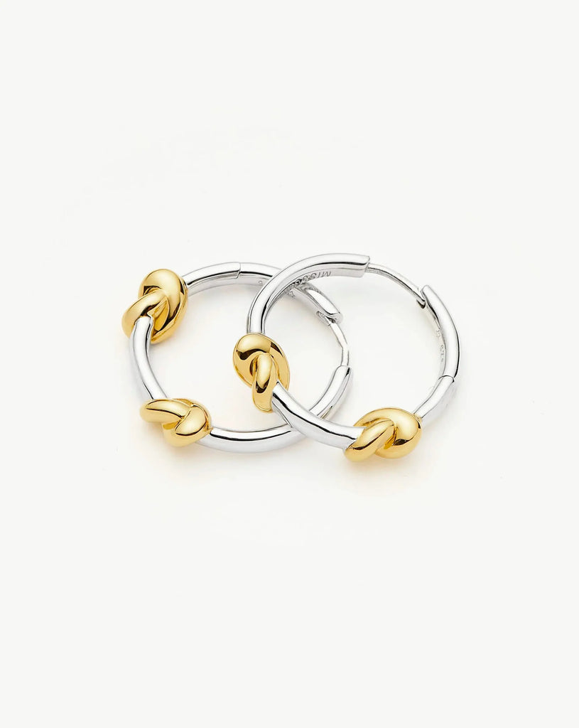 Lucy Williams Knot Small Hoop Earrings