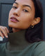 Lucy Williams Pavé Knot Small Hoop Earrings