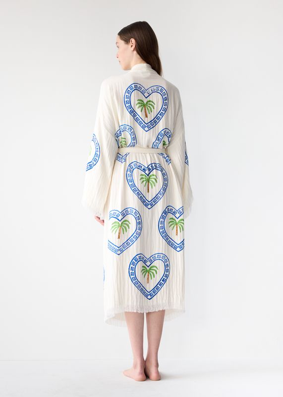 Long Robe Natural Palm