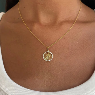 Evil Eye Medallion Pendant