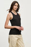 Cruz Modal Rib Tank Black