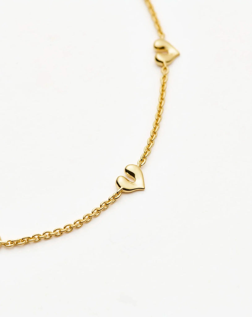 Molton Heart Mini Charm Bracelet