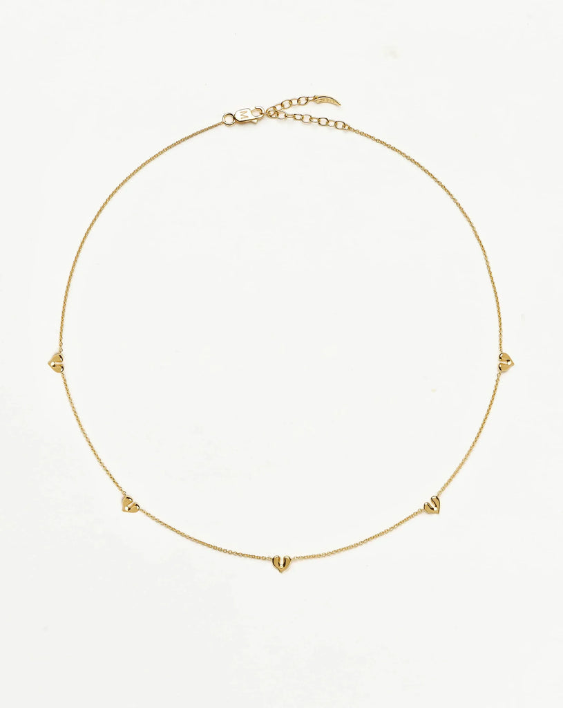 Molton Heart Mini Charm Choker
