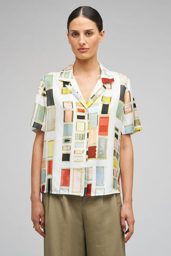 Vintage Ribbon Camp Shirt