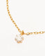 Sweet Droplet Diamond Necklace Yellow Gold