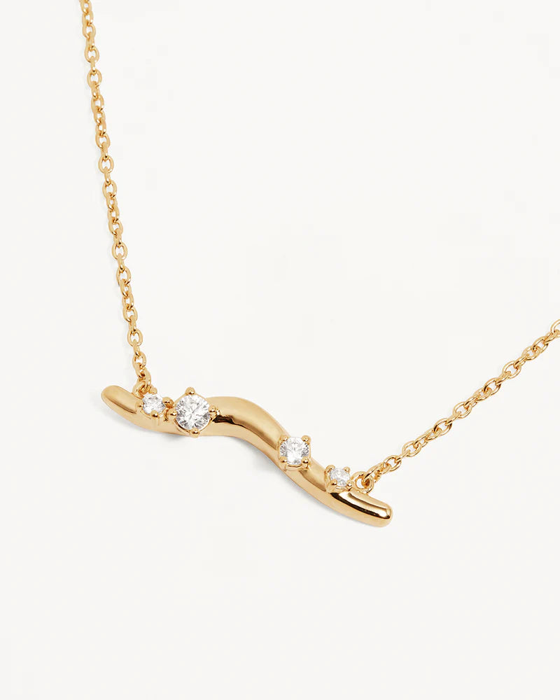 Gold Chasing Tides Necklace