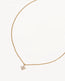 Crystal Bloom Necklace Gold