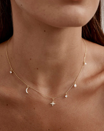 Celestial Skies Charm Choker