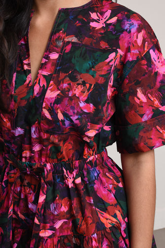 Nadira Dress Hibiscus