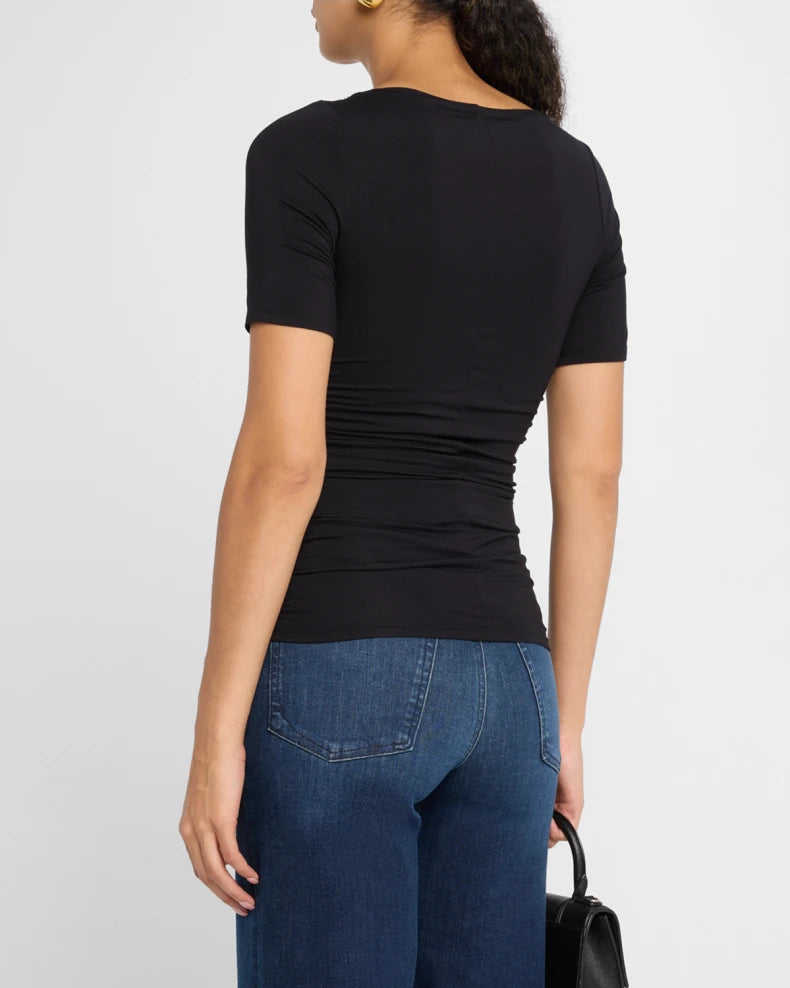 Luca Shirred Shortsleeve