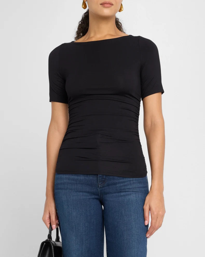 Luca Shirred Shortsleeve