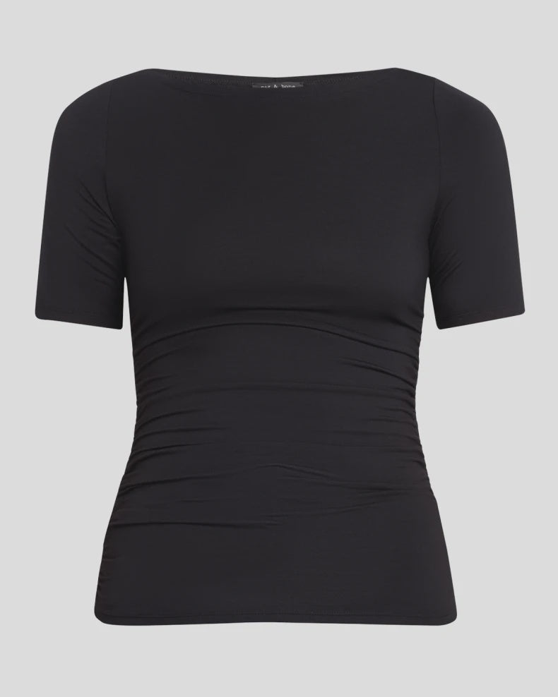 Luca Shirred Shortsleeve