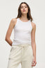 Cruz Modal Rib Tank White