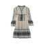 Paradise Dress Blue Camel
