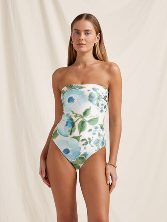 Halcyon Strapless One Piece Isles