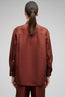 Long Sleeve Silk Shirt Barn Red