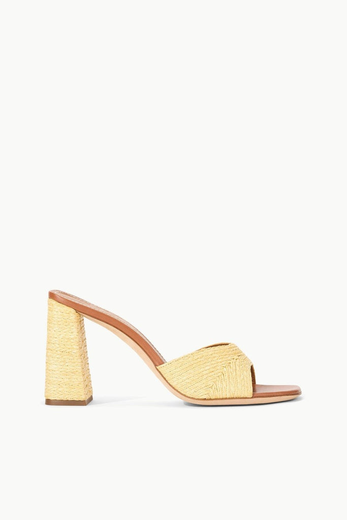 Sloane Heel Natural Raffia