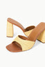 Sloane Heel Natural Raffia