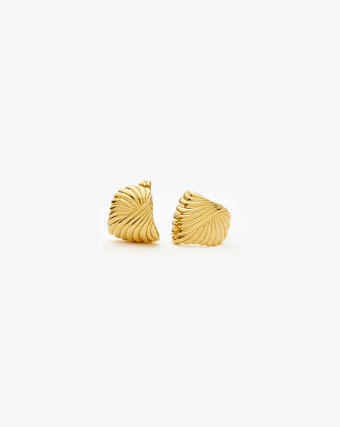 Ripple Stud Earrings