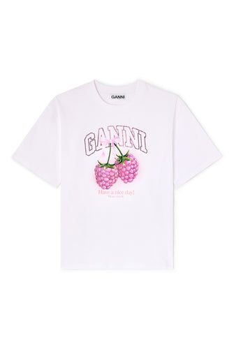 Baby Fit T-shirt with Raspberry