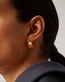 Savi Triple Ridge Hoop Earrings