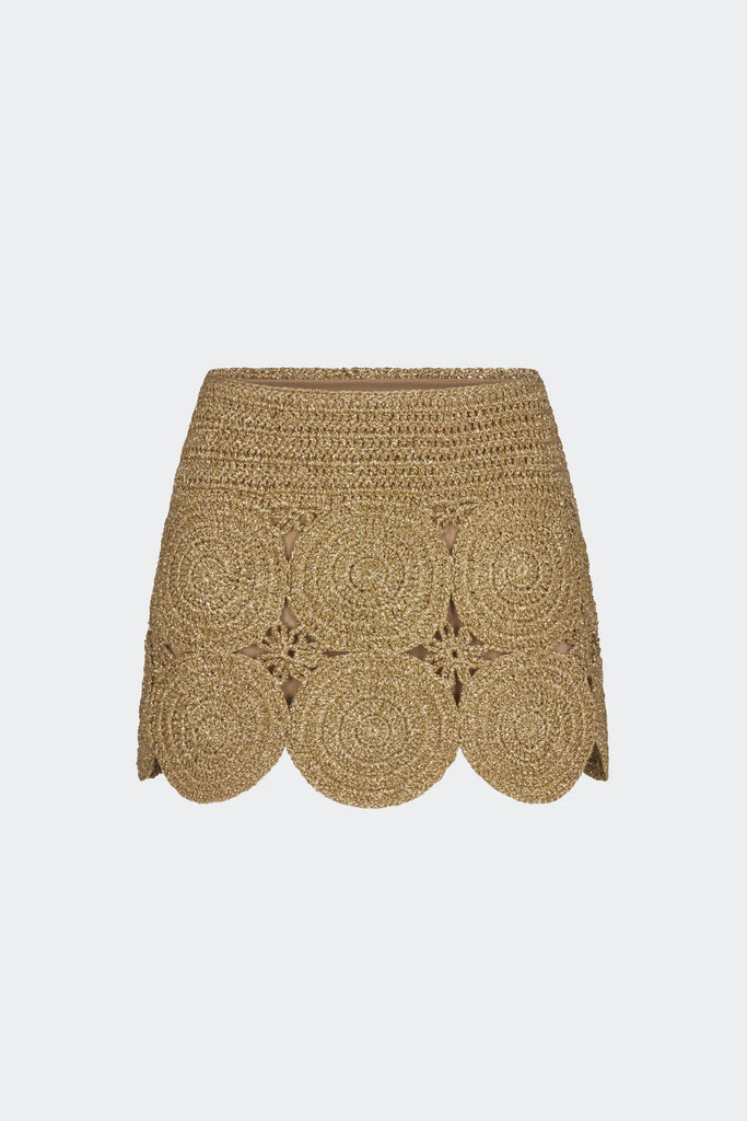 Beep Beep Mini Skirt Star Gold