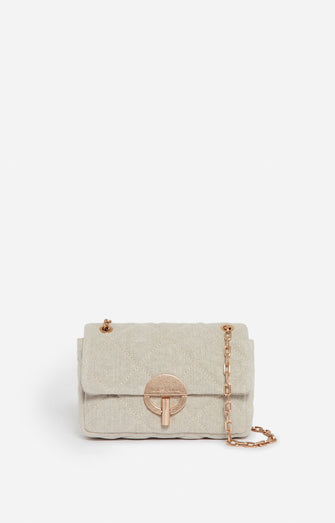 Moon Bag Medium Quilted Sand