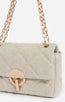 Moon Bag Medium Quilted Sand