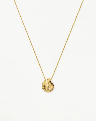 Spiral Mini Pendant Necklace