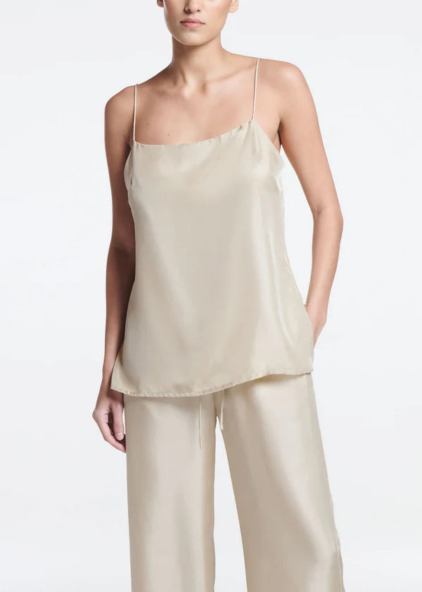 Tulum Silk Twill Cami