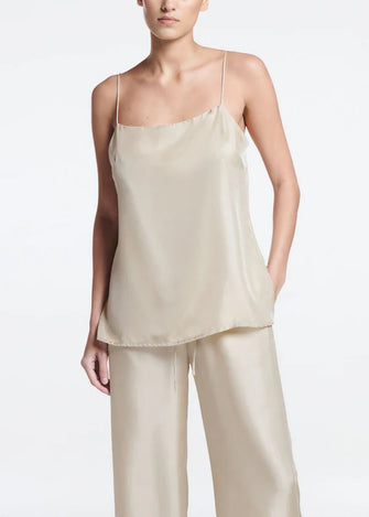Tulum Silk Twill Cami