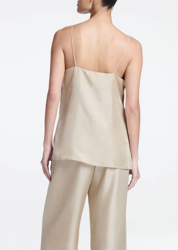 Tulum Silk Twill Cami