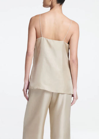 Tulum Silk Twill Cami