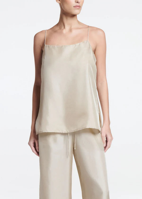 Tulum Silk Twill Cami