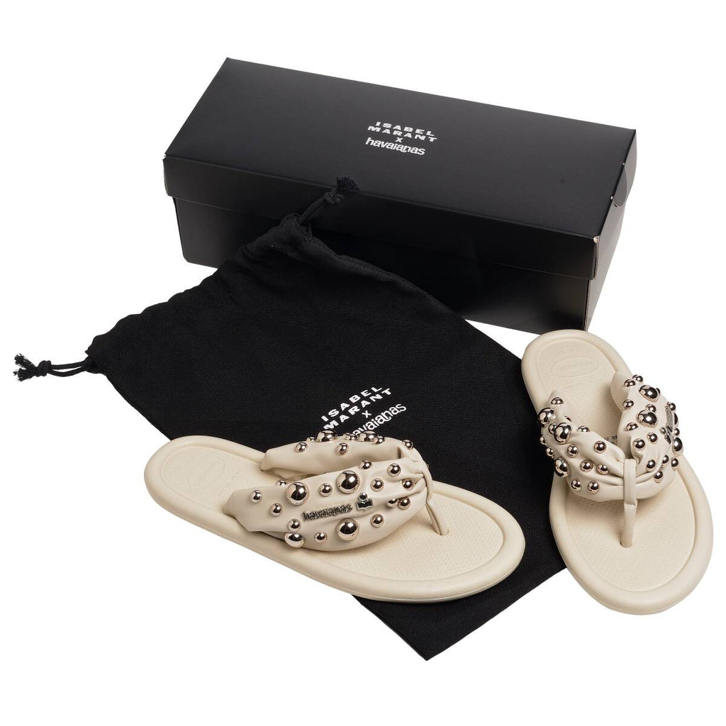 HAVAIANAS X ISABEL MARANT Maxi Puffed Stud Beige
