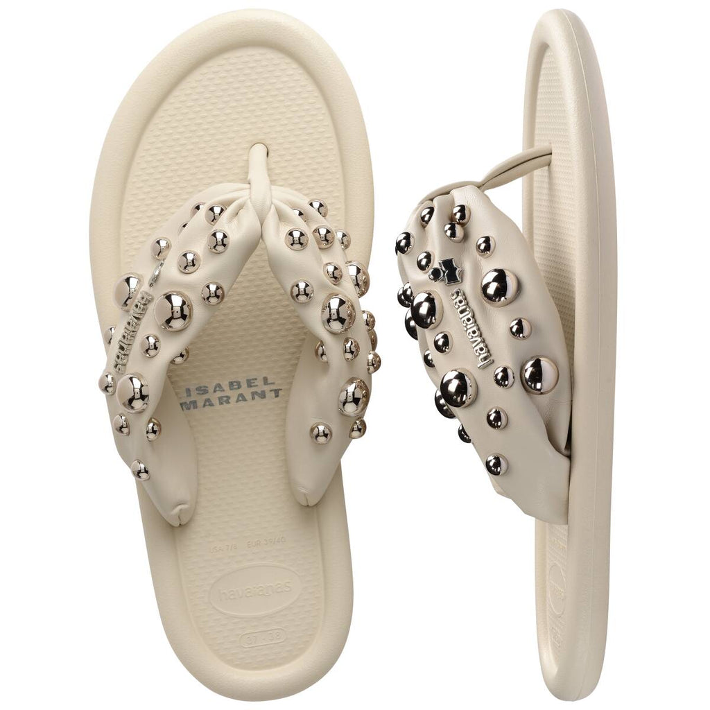 HAVAIANAS X ISABEL MARANT Maxi Puffed Stud Beige