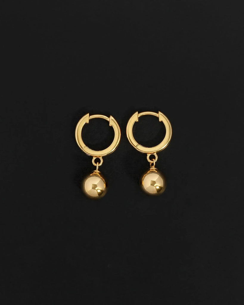 Alba Huggies Large Gold Vermeil