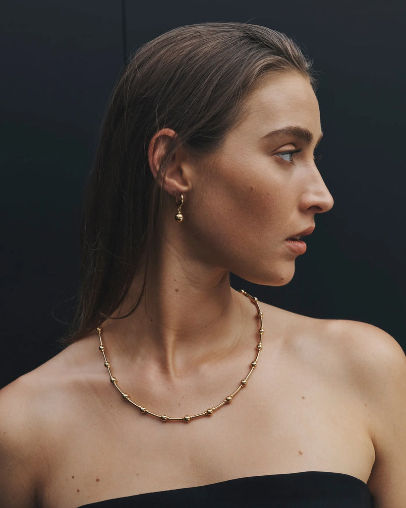 Alba Huggies Large Gold Vermeil