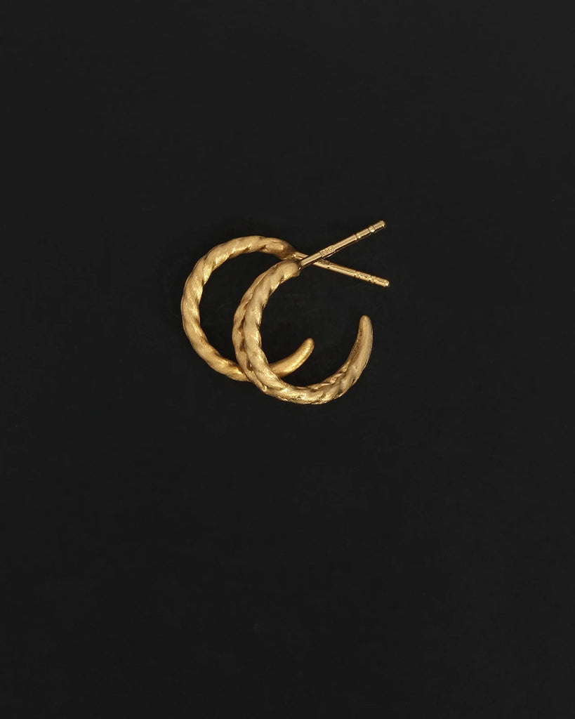Priam Split Hoops Gold
