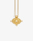 Reign Oval Necklace Gold