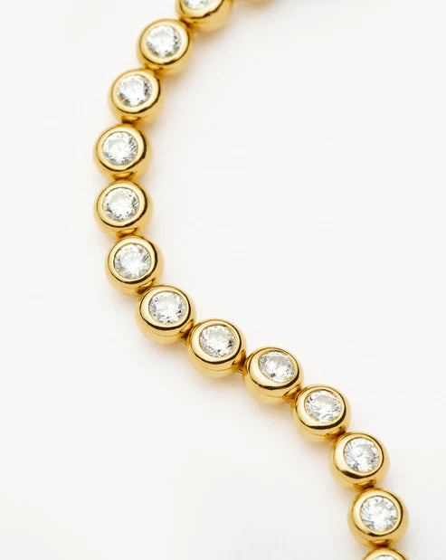 Tennis Round Bracelet Yellow Gold