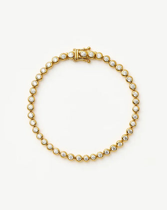 Tennis Round Bracelet Yellow Gold