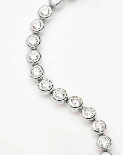 Tennis Round Bracelet Silver