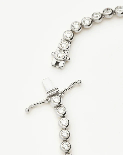 Tennis Round Bracelet Silver